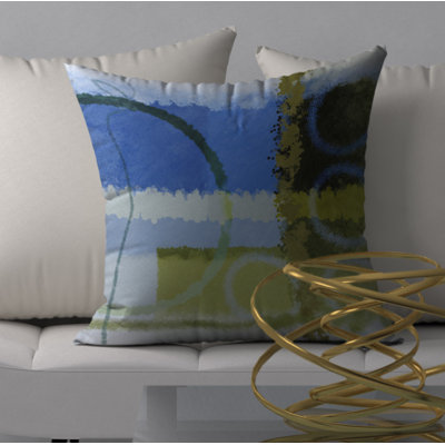 Abstract Throw Pillow