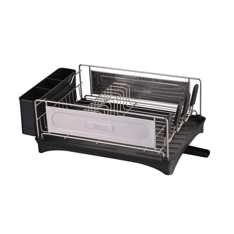 Adjustable Dish Rack, Silver