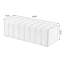 Banc long blanc en velours pour chambre à coucher-1802931514