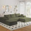 Upholstered Ottoman for Living Room Bedroom