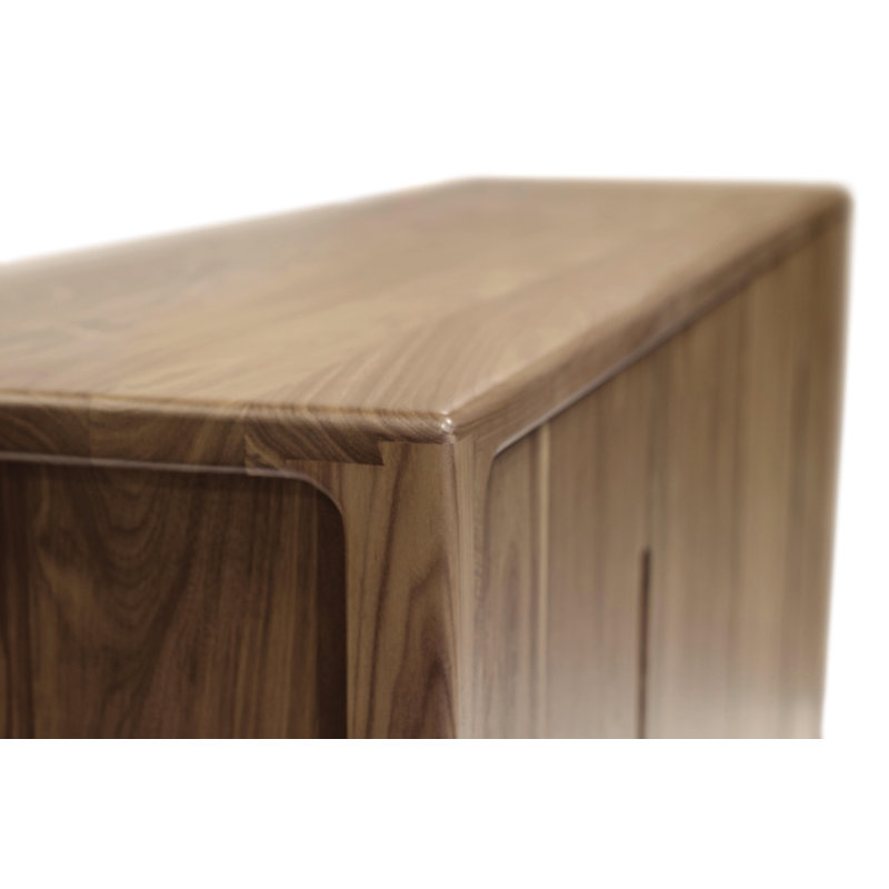 Lisse 69.5'' W Solid Wood Buffet, Natural Walnut