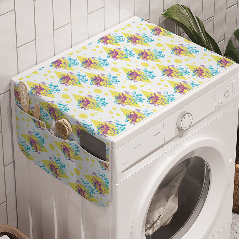 Ensemble de 2 pièces de rangement pour machine à laver Ambesonne