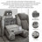 86'' Faux Leather Power Reclining Sofa-1573264795-1573264794