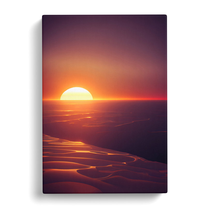 Desirable Sunset - Wrapped Canvas, 50cm H x 35cm W x 3cm D