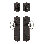 Nostalgic Warehouse Meadows Entry Set with Oval Clear Crystal Knob