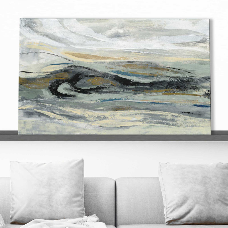 " Estuary ", 24" H x 40" W x 1.5" D, Wrapped Canvas