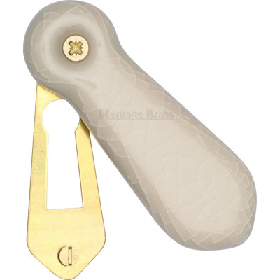 Heritage Brass Covered Escutcheon Crackle