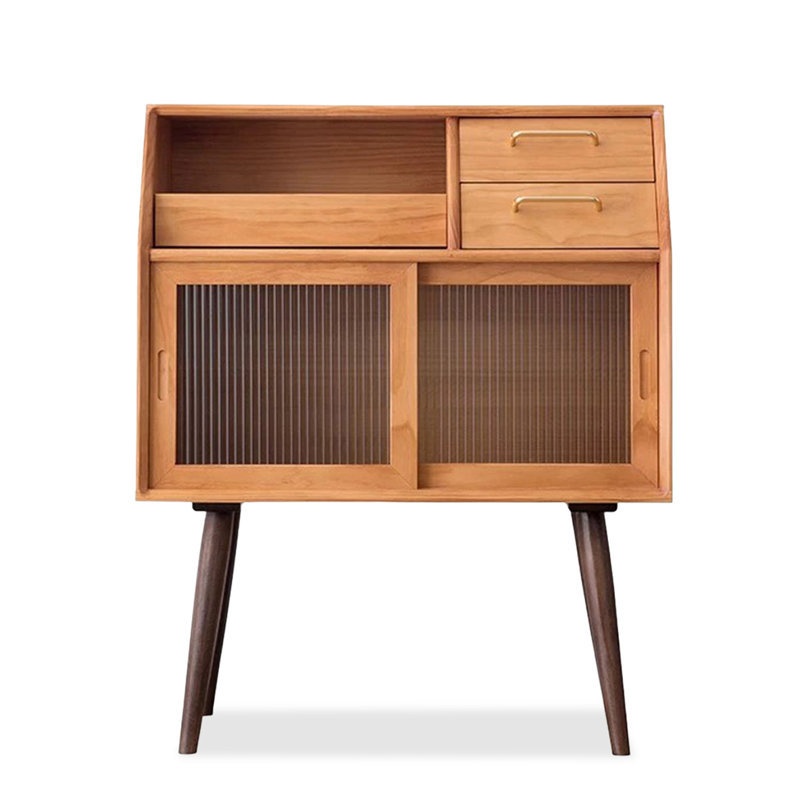 Buffet en noyer et cerisier