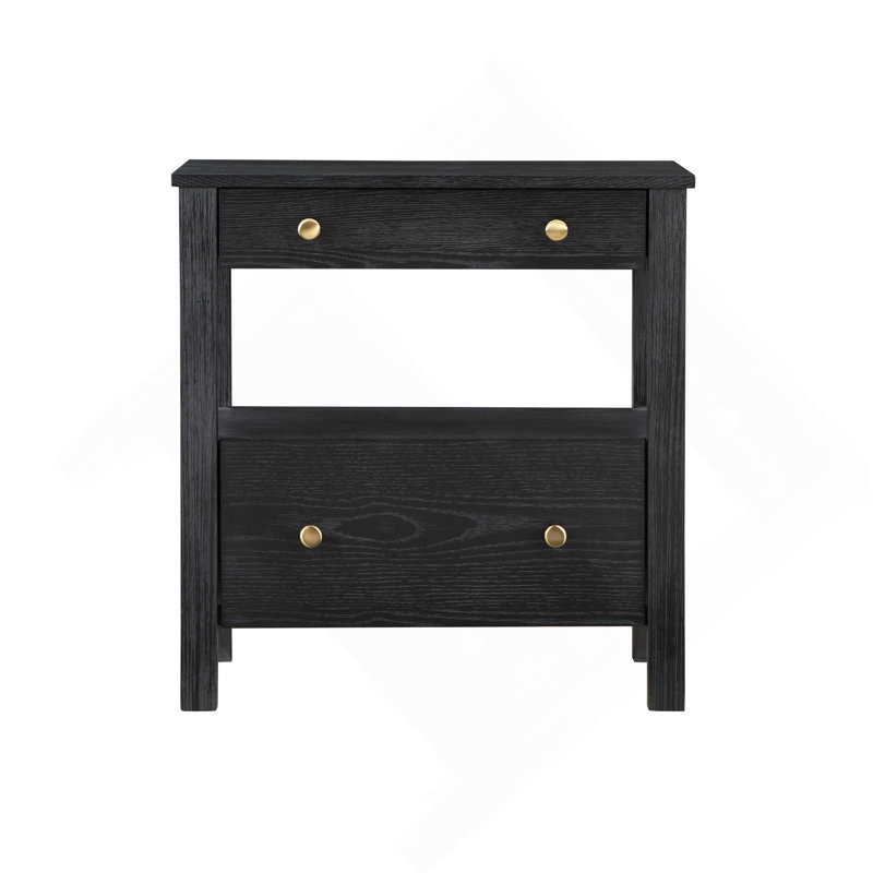 Table de chevet 2 tiroirs