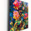 Fatinah - Horloge murale moderne rose-520848744