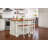 Larchwood Kitchen Island Set, Oak/Solid Wood