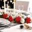 Arbre de Noël fleurs artificielles - ensemble de 12-315378676