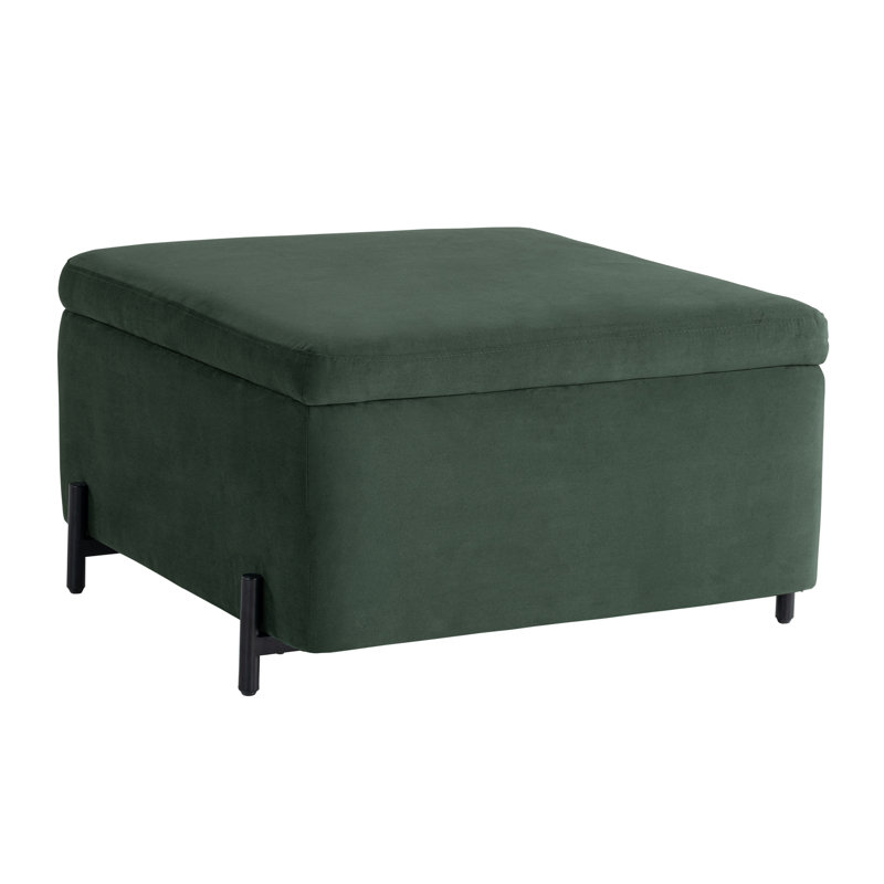 Grand repose-pieds avec rangement 31,1 po Delton, Vert