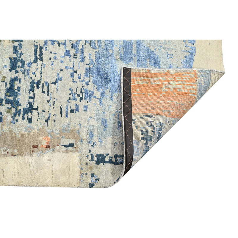 CASKJC705IVBR Abstract Area Rug, Rectangle 9' x 12'