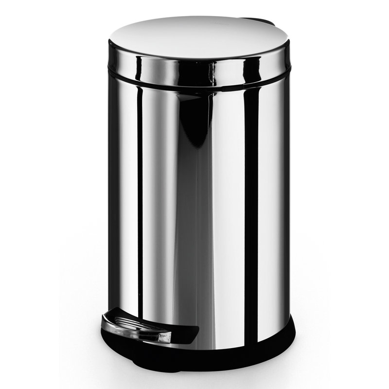 Otel 6.7 Gallons Steel Kitchen Trash Can