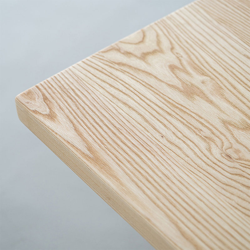 Table basse rectangulaire en bois massif, H 19,69 po x L 39,37 po x l 15,75 po, Burlywood