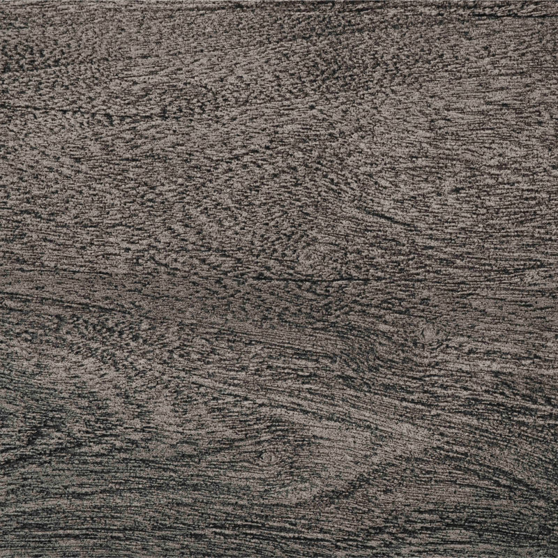 Table de salle à manger 70 pouces en bois et métal noir, revêtement à l'eau, pieds mat, 6 à 8 places assises, salle de bain rectangulaire en fer gris