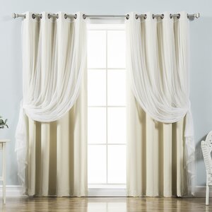 House of Hampton® Granados Polyester Blackout Curtain & Reviews | Wayfair