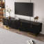 Luxury Tv Stand - 160Cm Media Unit With Soft-Close Doors & Adjustable Feet-890614504