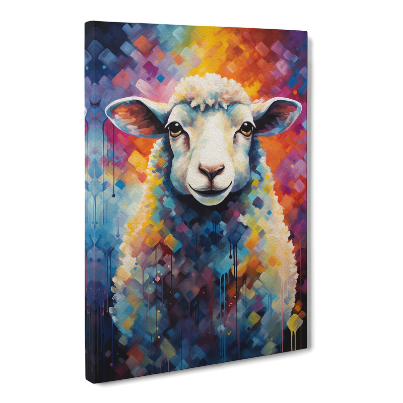 Sheep Futurism - No Frame Print, 60cm H x 40cm W x 3cm D