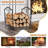 17.5'' W Steel Log Rack