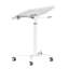 Support pour ordinateur portable blanc avec support à hauteur réglable et inclinable Techni Mobile