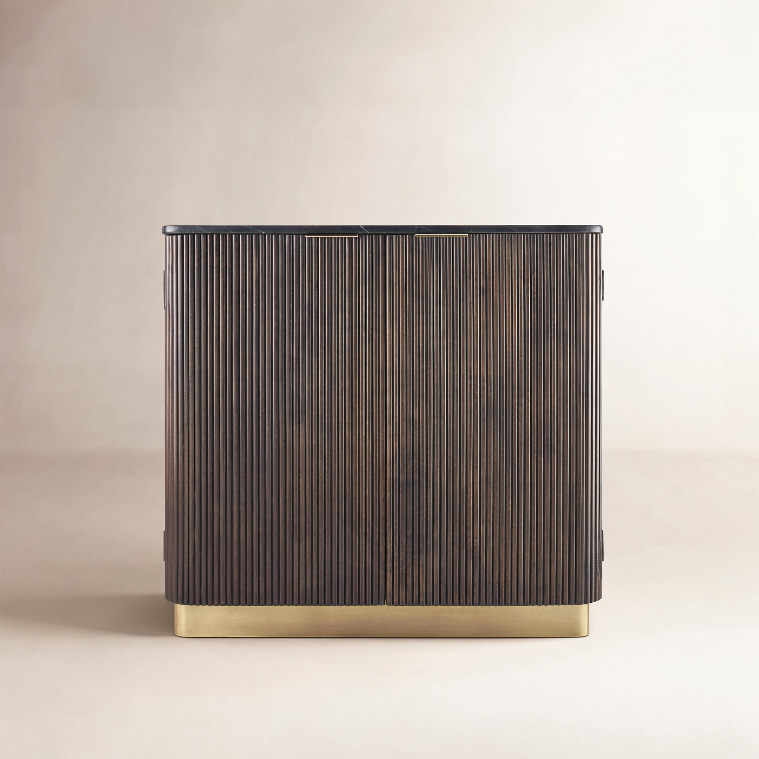 Rylee Modern Cabinet, Dark Brown
