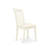 3 Piece Dining Room Table Set Contains a Round Kitchen Table with Pedestal and 2 Linen Fabric Dining Chairs, Linen White-321457843-316975928-321457854