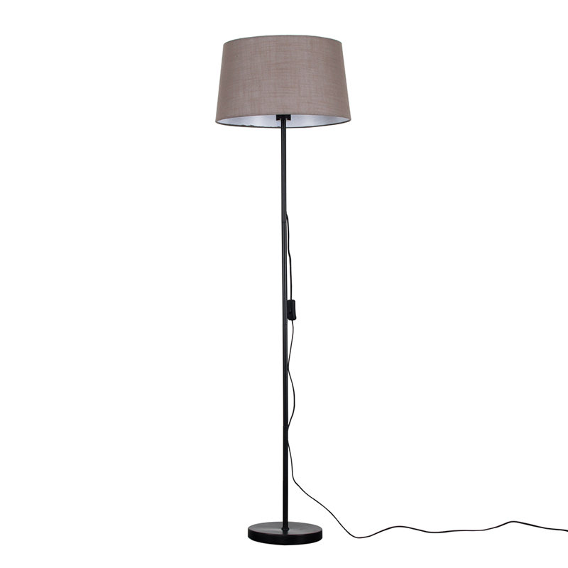 Bekbele 147cm Black Traditional Floor Lamp, No Bulb, Dark Grey
