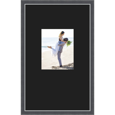 Eva Black Silver Thin Picture Frame