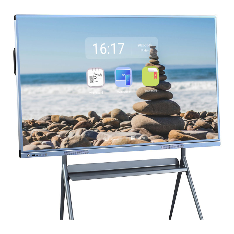 Tableau interactif JYXCN, maximisez votre engagement! Tableau blanc interactif tout-en-un à écran tactile avec double système et partage de nuage - Tableau blanc numérique pour l'éducation et le bureau?