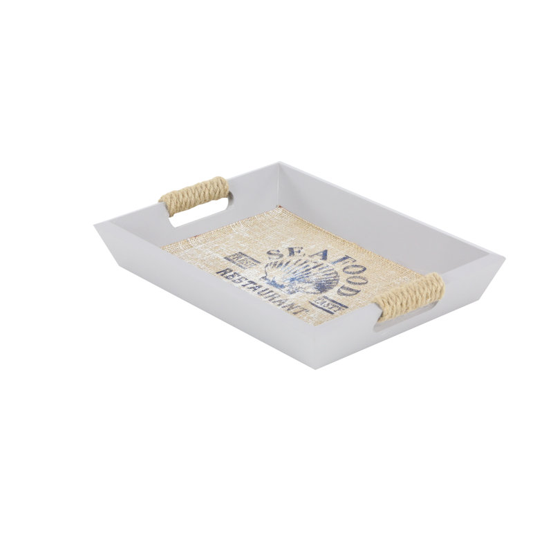 Ensemble de 2 plateaux d'appoint en bois Cordero