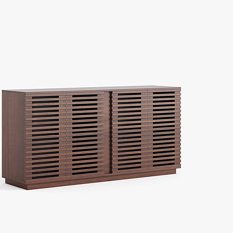 Buffet Sideboard With Solid Wood Doors