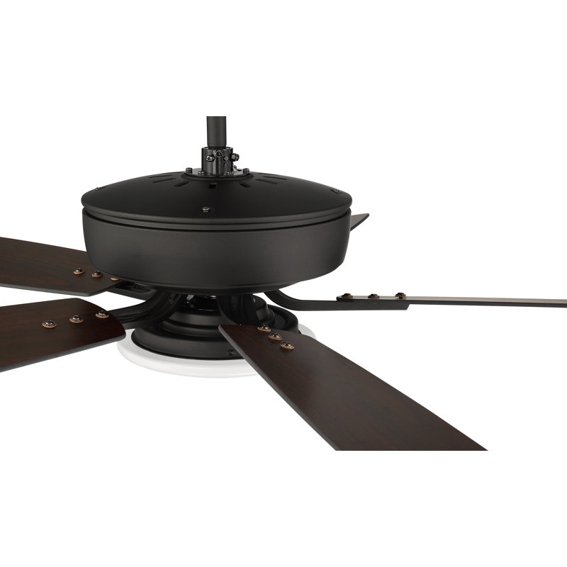 Espresso 52'' Ceiling Fan with LED Light and Reversible Blades