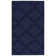Navy Nasturtium Cut-loop Trellis Area Rug by
