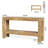 62.99" W Stain Resistant Pedestal Console Table-1471836824