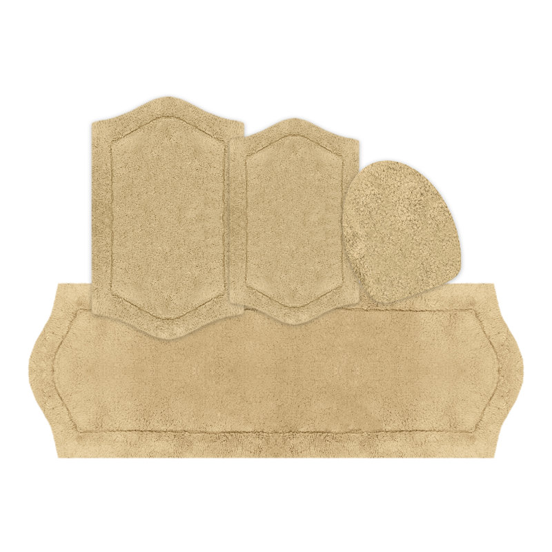 Tapis pour salle de bain Delean, Lin lin