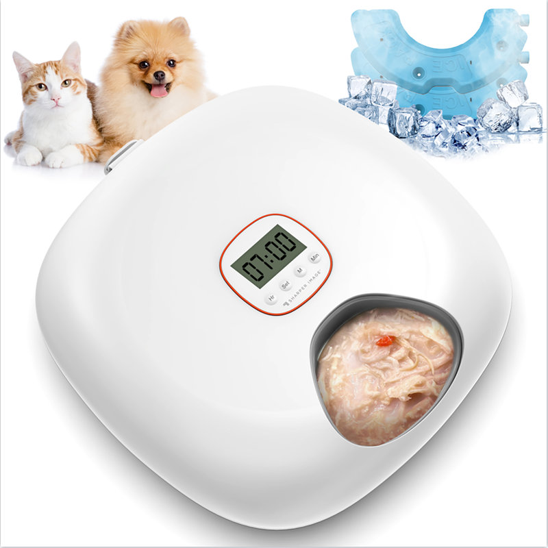 Mangeoire automatique pour chien 6 repas Novafeeder Smart, 3 tasses, Blanc