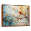 Orange, bleu sarcelle, érable brillant, agate I - arbre érable, art mural-149729730-186420135