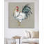 « linen coq ii », reproduction de peinture à l’huile-29160803-32972844