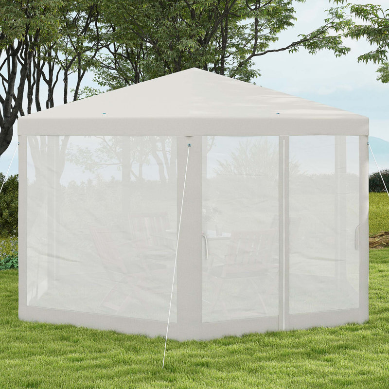 Tente de réception d'extérieur 13 pi x 11 pi Outsunny