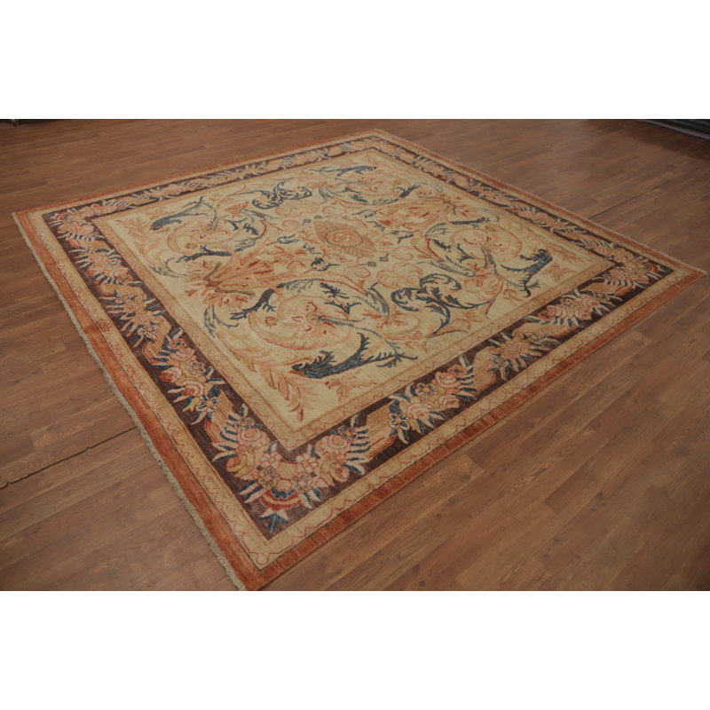Tapis oriental Art Deco 8 x 8