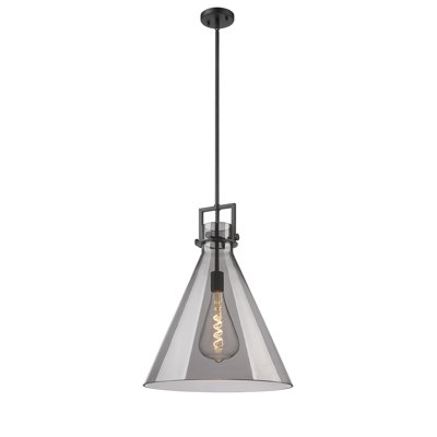 Coterie Single Light Glass Dimmable Pendant