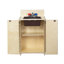 Ensemble de cuisine 4 pièces en bois pour enfants d'âge préscolaire: évier, cuisinière, réfrigérateur et huche-38768759-126634359