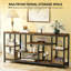 Table d'appoint attrayante, canapé rustique, console