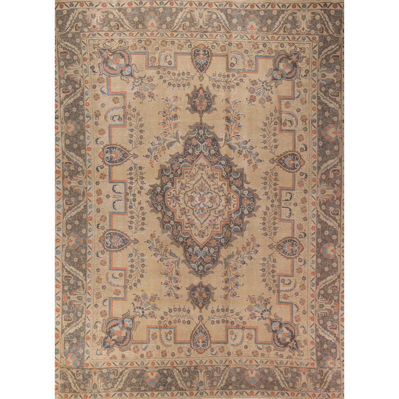 Tapis à motif géométrique 9x13