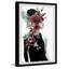 Reproduction encadrée « red blooms »-50108370