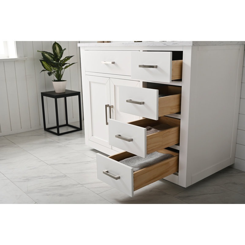 Ensemble de meuble-lavabo simple 42 po Ingalls, Blanc