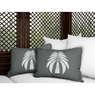 Polyester / Mélange de polyester Housse de coussin rectangulaire intérieure / extérieure lombaire et insert