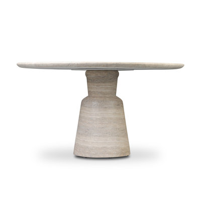 Marsh Outdoor Dining Table-55''-Textured Sandy Grey